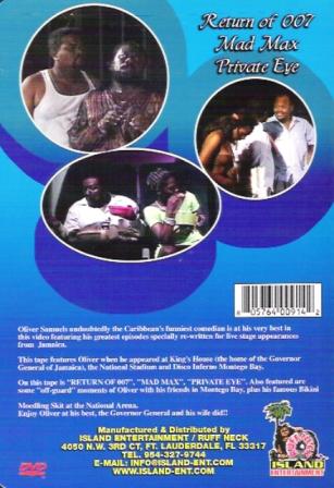 BEST OF OLIVER LIVE PART 2 DVD / OLIVER SAMUELS 

BEST OF OLIVER LIVE PART 2 DVD / OLIVER SAMUELS: available at Sam's Caribbean Marketplace, the Caribbean Superstore for the widest variety of Caribbean food, CDs, DVDs, and Jamaican Black Castor Oil (JBCO). 